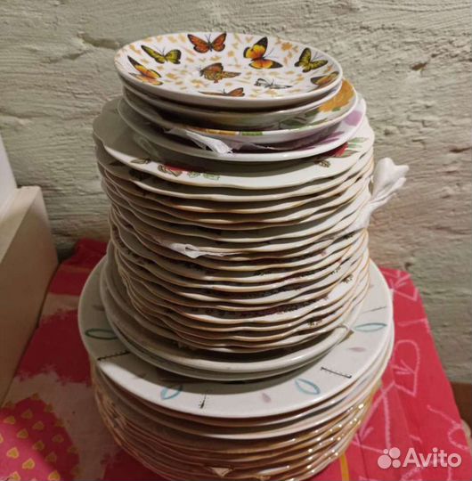 Тарелки СССР в ассортименте