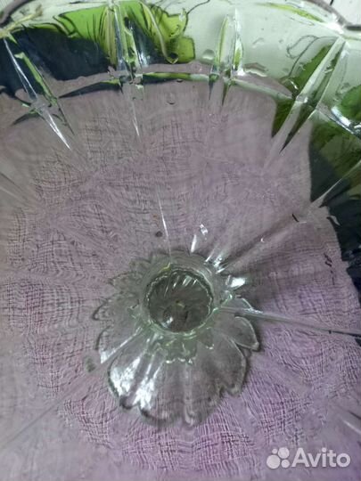 Ваза для фруктов на ножке СССР