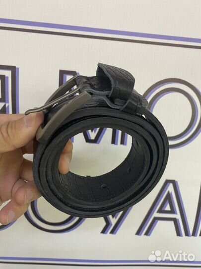 Мужской кожаный ремень