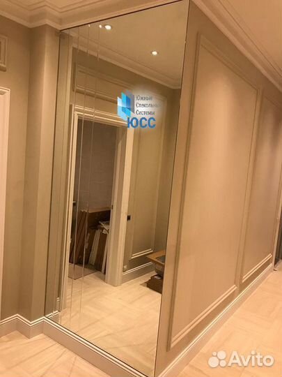 Зеркало 150х300 из серебра