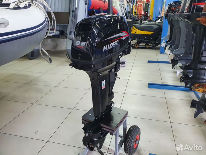 Лодочный мотор Hidea 9.9 лс PRO новый витрина
