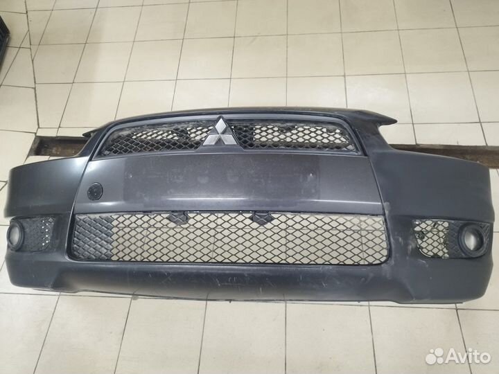 Бампер передний лансер 10