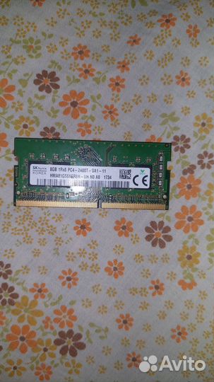 Оперативная память для ноутбука ddr4 8gb