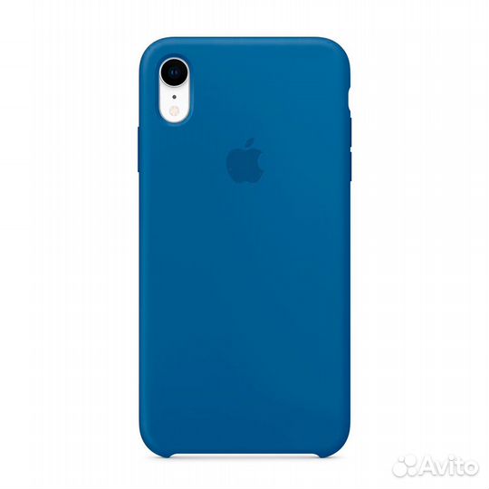 Чехлы Silicone Case на iPhone XR и Защитное стекло