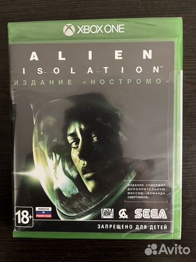 Alien isolation xbox one новый в пленке