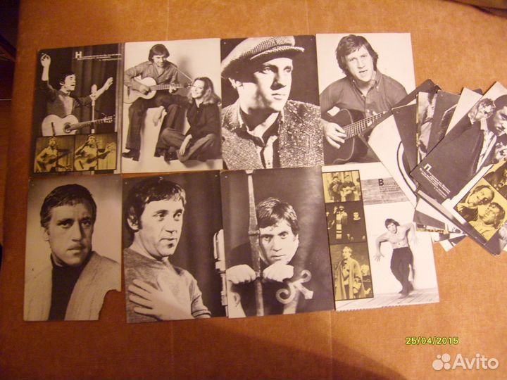 Владимир Высоцкий набор открыток 18 штук фото