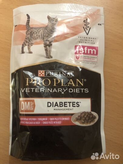 Корм для кошек ProPlan Diabetik паучи