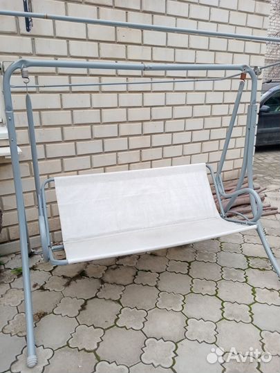 Садовая качеля бу