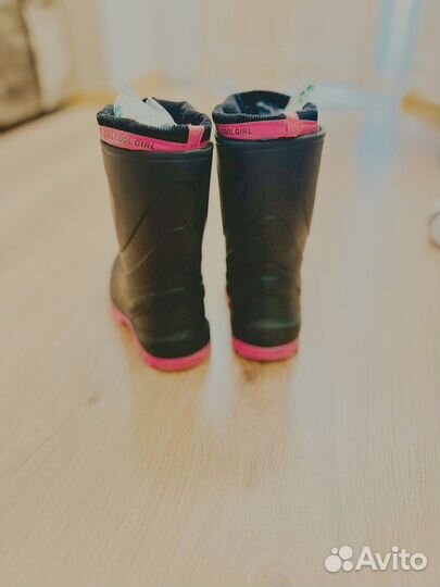 Утепленные резиноаые сапожки Kapika