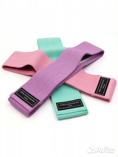 Тканевые фитнес резинки новые shevy shop
