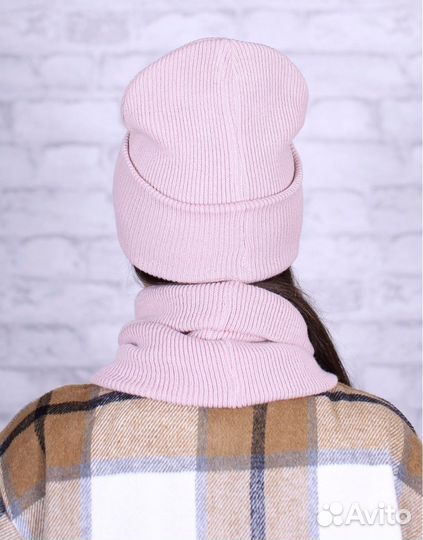 Новый комплект шапка со снудом