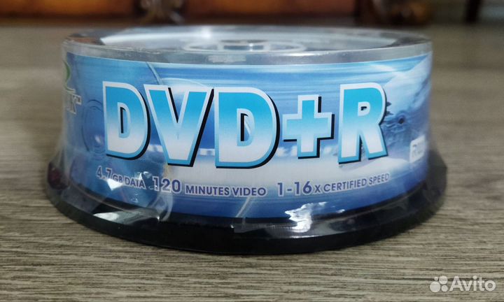 Продам чистые DVD болванки