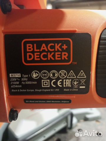 Торцовочная пила Black Decker BES710 объявление продам