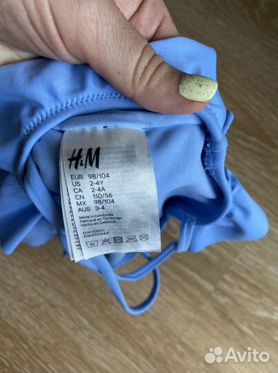 Купальник для девочки hm (98-104)