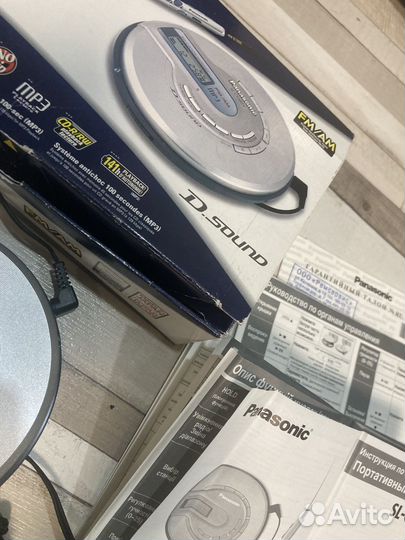 Плейер cd/mp3/fm panasonic