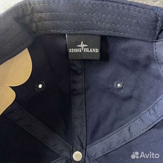 Бейсболка stone island новая синяя
