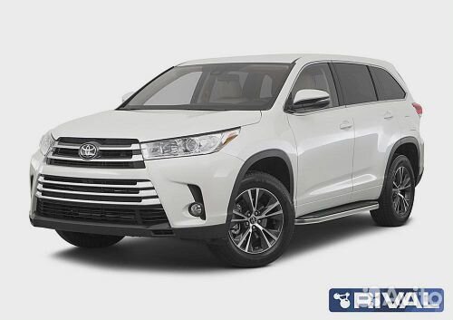 Пороги для Toyota Highlander (2014-2020) Premium