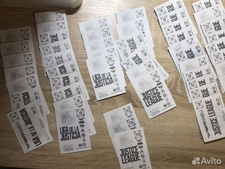 Наклейки Лига Справедливости Panini