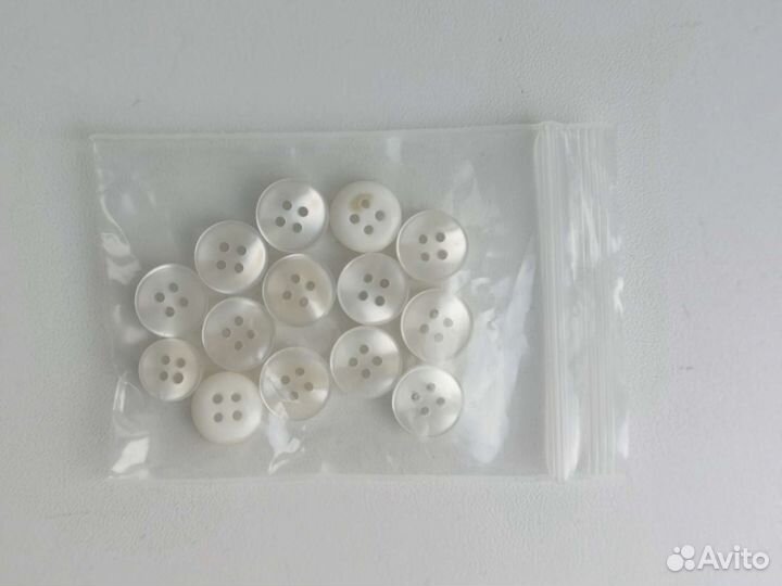 Пуговицы от мужских рубашек, наборы