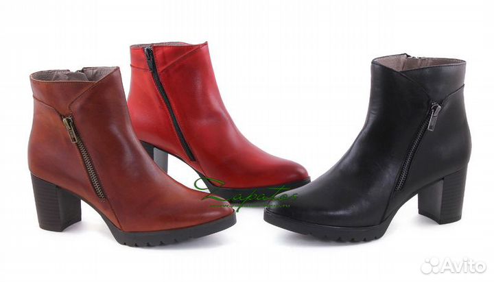 Новые ботинки женские 39р. из натуральной кожи