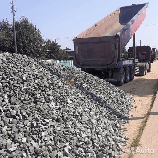 Щебень с карьера