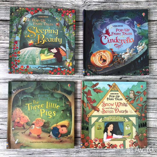 Usborne Pop-up Fairy Tales английские детские книг