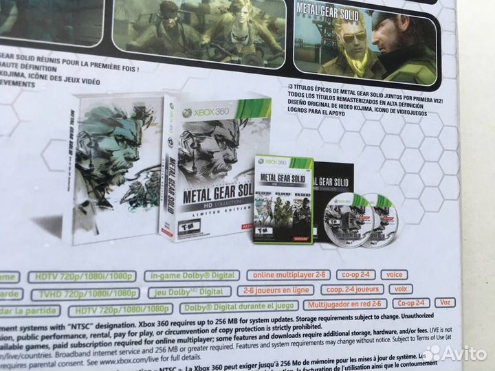 Metal Gear Solid HD Collection Limited Ed Xbox 360