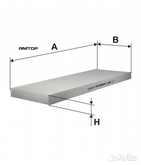 Filtron K1009 Фильтр салонный opel