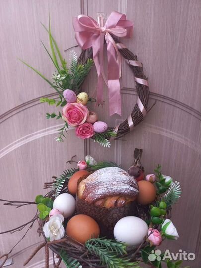 Пасхальные венки и гнездышко