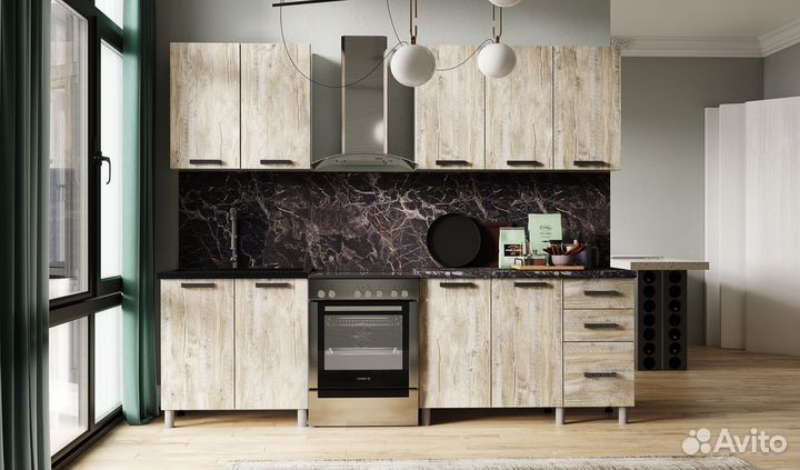 Кухня современная 2 метра