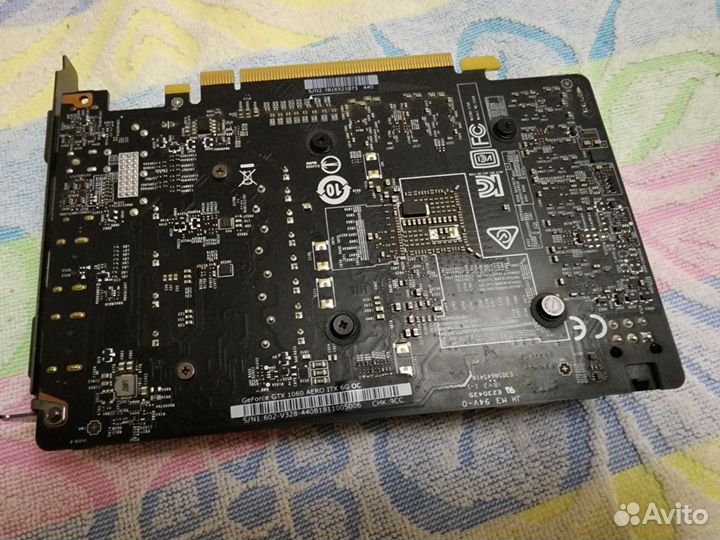 Видеокарта MSI Aero ITX GTX1060 6Gb Обмен
