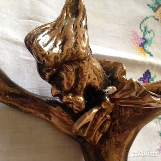 Статуэтка бронзовая пианист