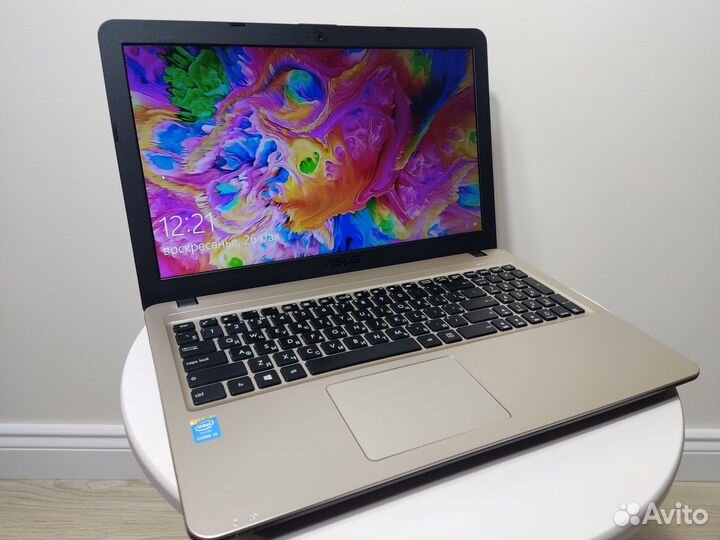 Мощный, Быстрый Asus Core i3, 8Gb, SSD128Gb