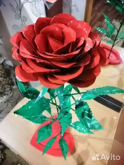 Роза из металла