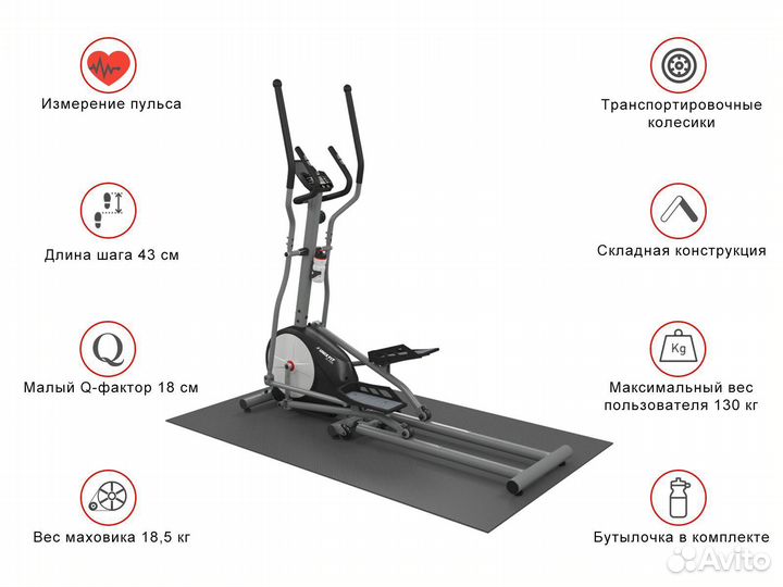 Тренажёр эллиптический unix Fit SL-430
