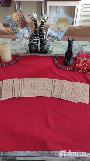 Скатерть и мешочек для карт Таро, в ассортименте