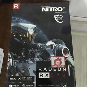 Видеокарта rx570 8gb nitro +