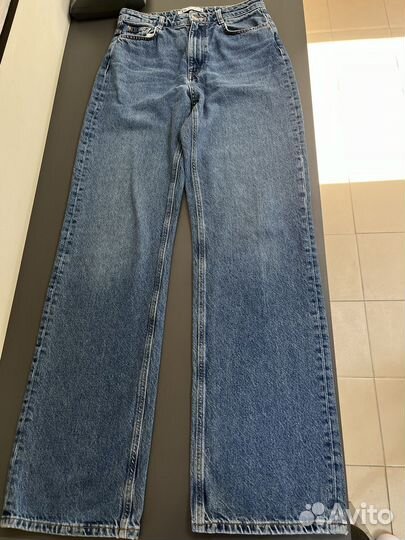 Джинсы zara 38 прямые