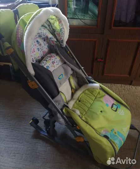 Санки коляска ника