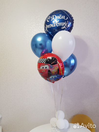 Гелиевые воздушные шары, букеты