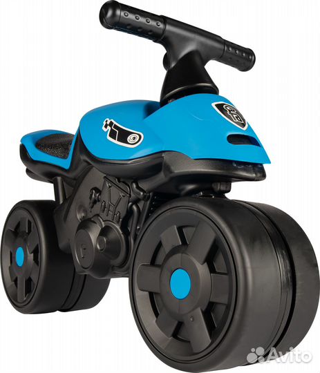 Каталка-мотоцикл Funny Animals голубой Nov497