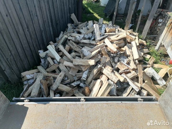 Дрова березовые сухие колотые