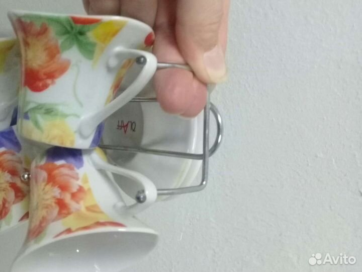 Кофейный набор с подставкой на 6 персон