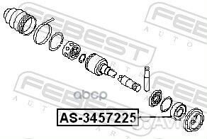 Подшипник приводного вала 34.5X72X25 nissan almera