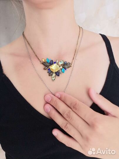 Серьги, колье