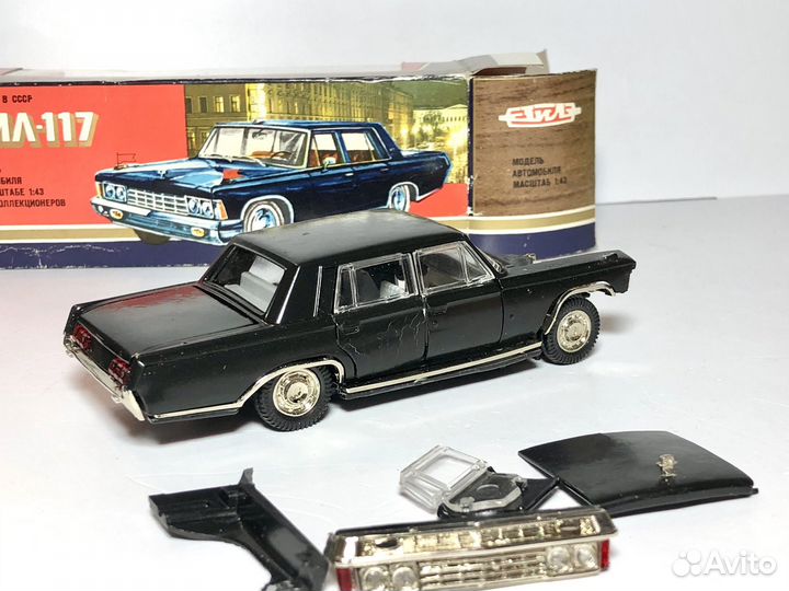 Модель + коробка ЗИЛ 117 СССР 1993 год