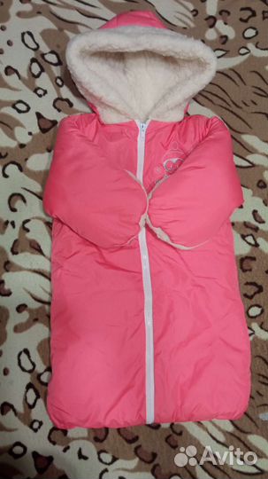 Комбинезон-Конверт на овчине 56-62