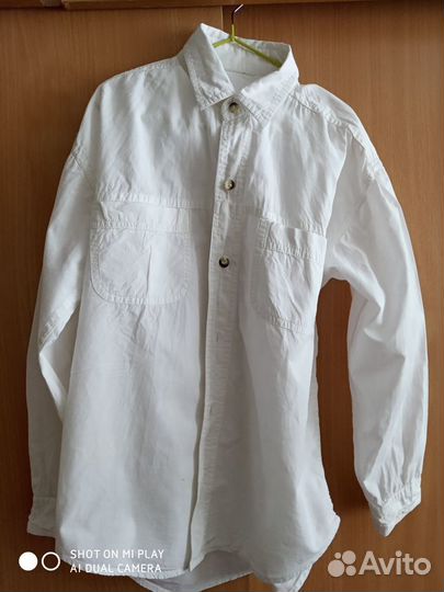 Рубашки 6 и7-8 лет, брюки шк 122, 146р