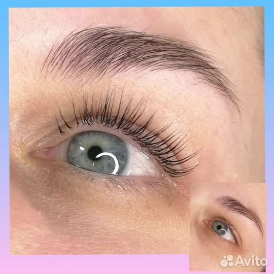 Ламинирование окрашивание ботокс ресниц