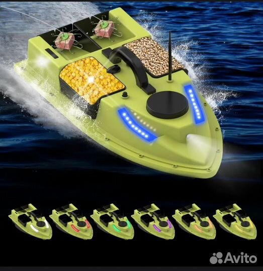 Прикормочный кораблик с GPS D19